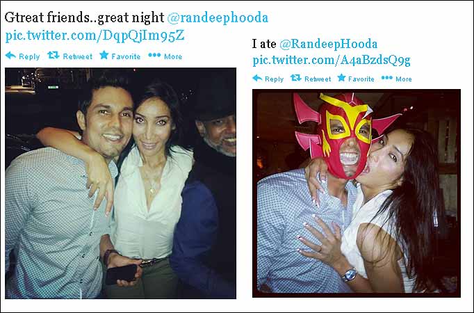 Sofia Hayat and Randeep Hooda