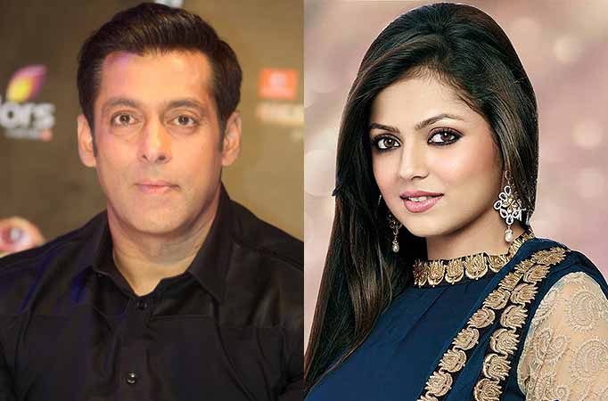 Salman Khan and Drashti Dhami