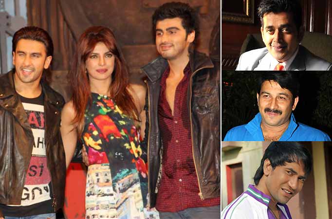 Ravi Kishan, Manoj Tiwari, Nirahua and Gunday cast shooting for Comedy Nights with Kapil 