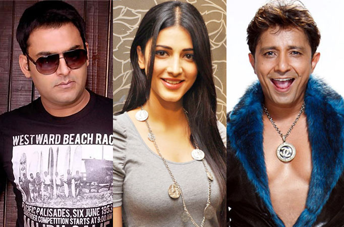 Kapil Sharma, Shruti Haasan & Sukhvinder Singh 