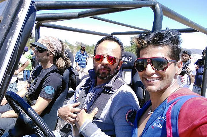 Rohit Shetty and Karanvir Bohra