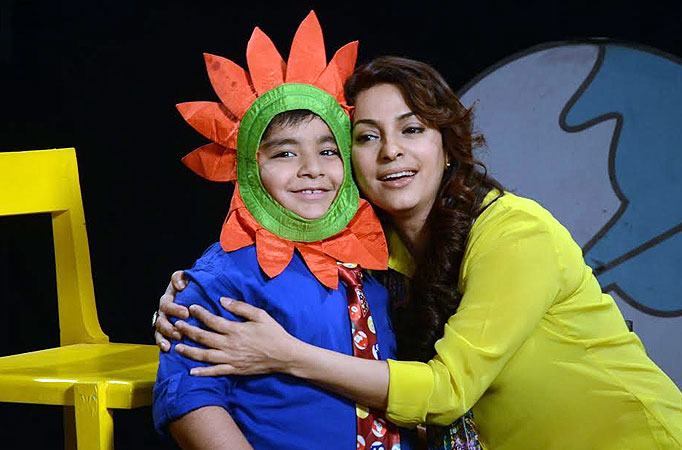 Sadhil Kapoor and Juhi Chawla