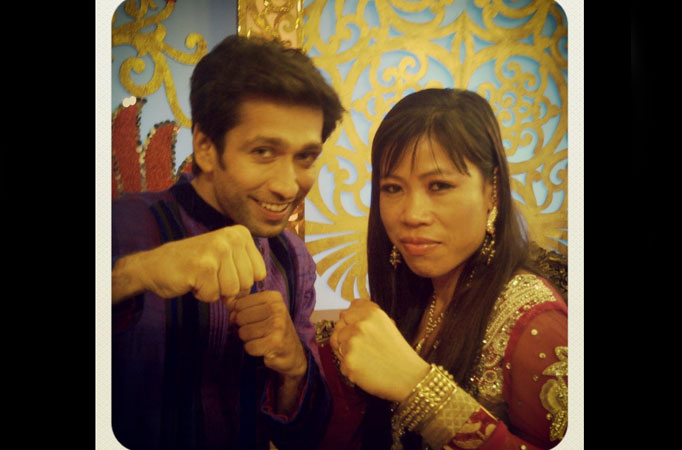 Nakuul Mehta with Mary Kom