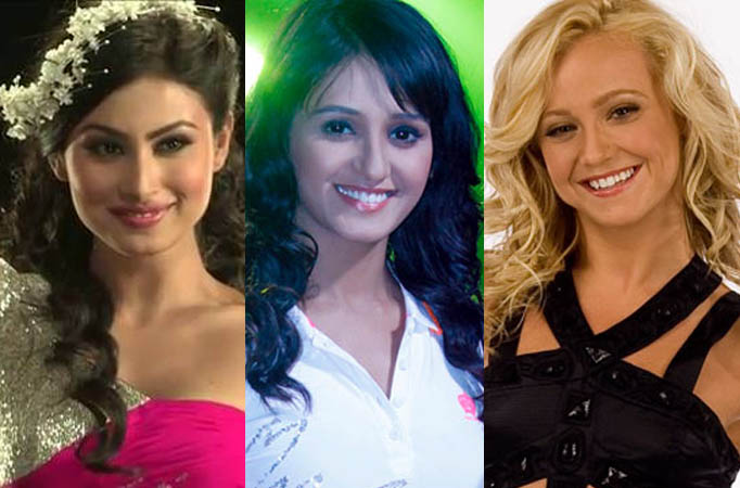 Mouni Roy, Shakti Mohan and Tara Jean Popowich