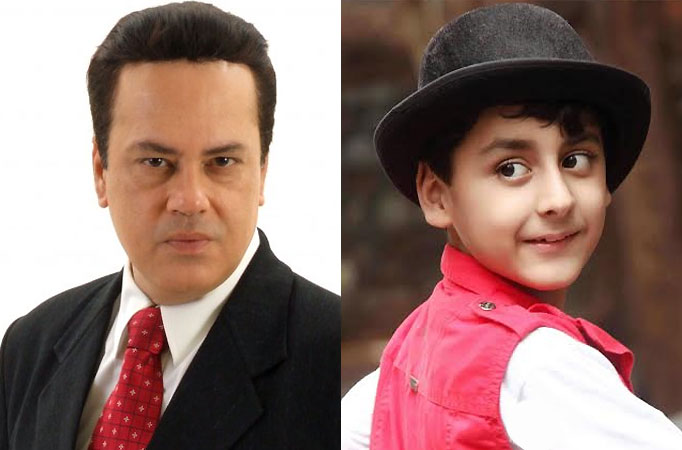 Vijay Aidasani and Bombay Velvet fame child artist Yash Sehgal 