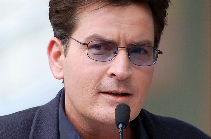 Actor Charlie Sheen 