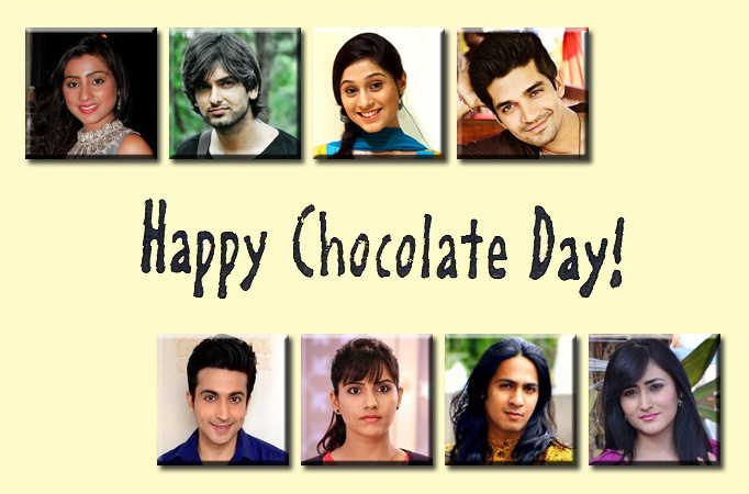 TV celebs simply LOVE chocolates  