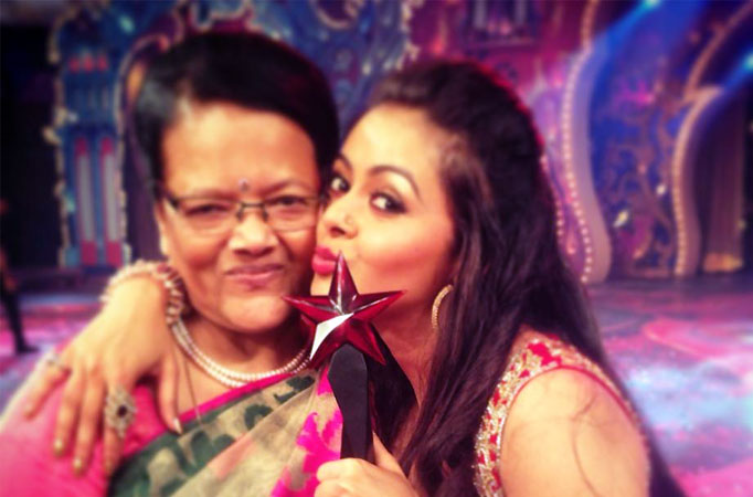 Devoleena Bhattacharjee with her mother