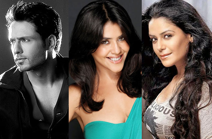 Iqbal Khan, Ekta Kapoor and Mona Singh