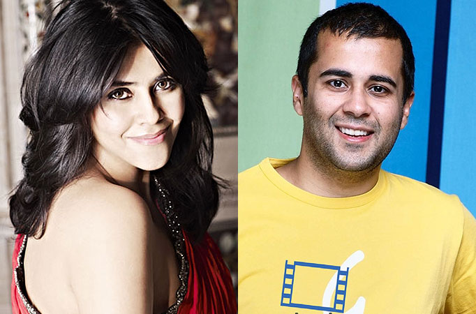 Ekta Kapoor and Chetan Bhagat