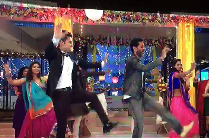 Ravi Dubey shakes a leg with his idol Prabhudheva