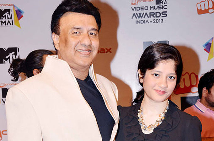 Anu Malik with daughter Anmoll