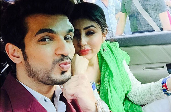 Arjun Bijlani and Mouni Roy