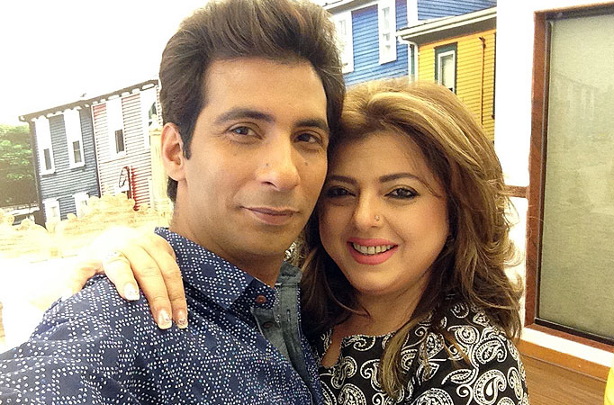 Delnaaz Irani with percy Karkeria