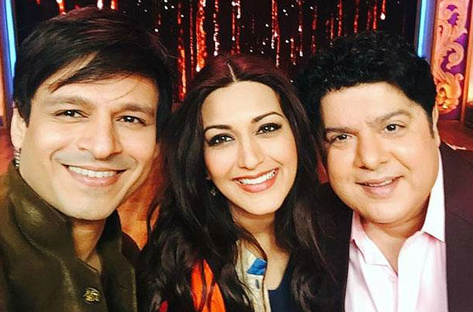 Vivek Oberoi, Sonali Bendre and Sajid Khan