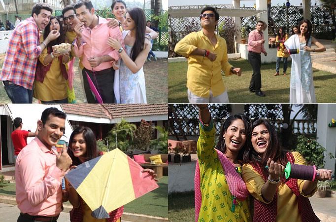 Actors from Bhaage Re Mann celebrate Sankranti on the sets