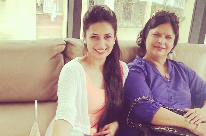 Divyanka Tripathi with mother