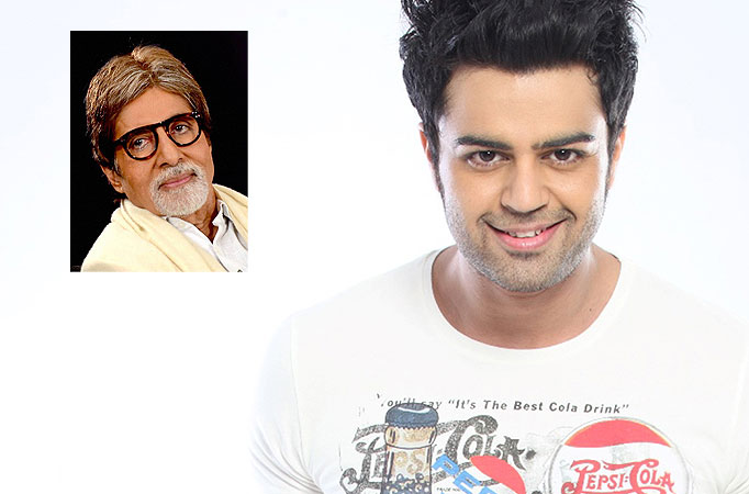 Manish Paul and Amitabh Bachchan