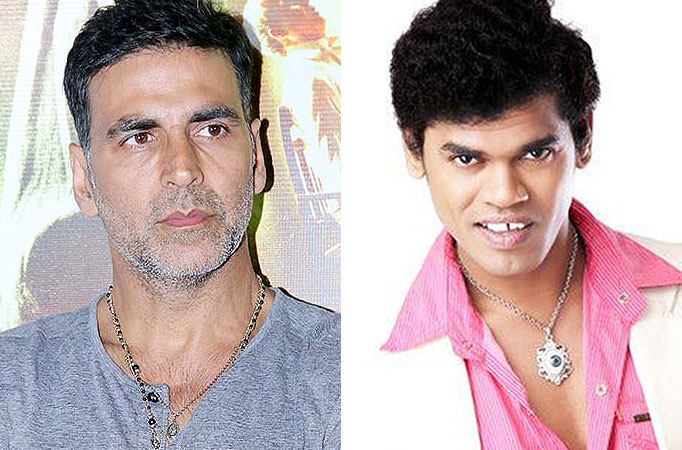 Akshay Kumar and Siddharth Jadhav