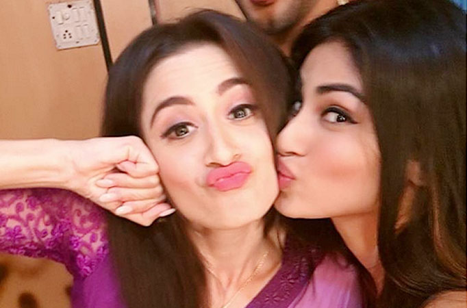 Sanjeeda Shaikh and Mouni Roy 