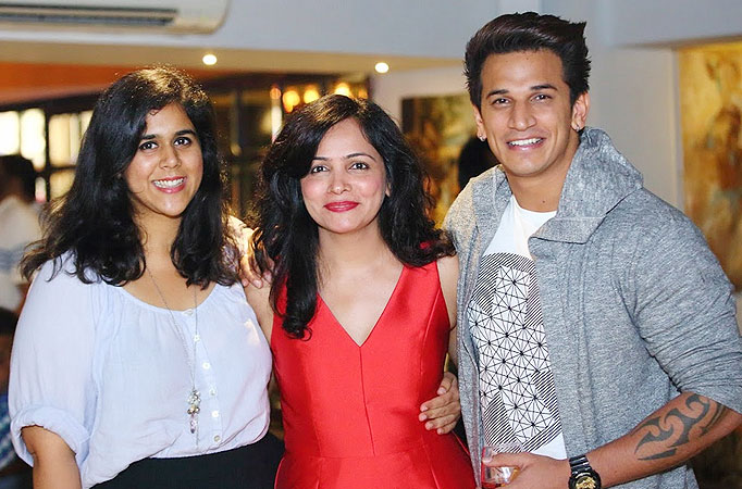 Producer Dipti Kalwani with Rytasha Rathore and Prince Narula