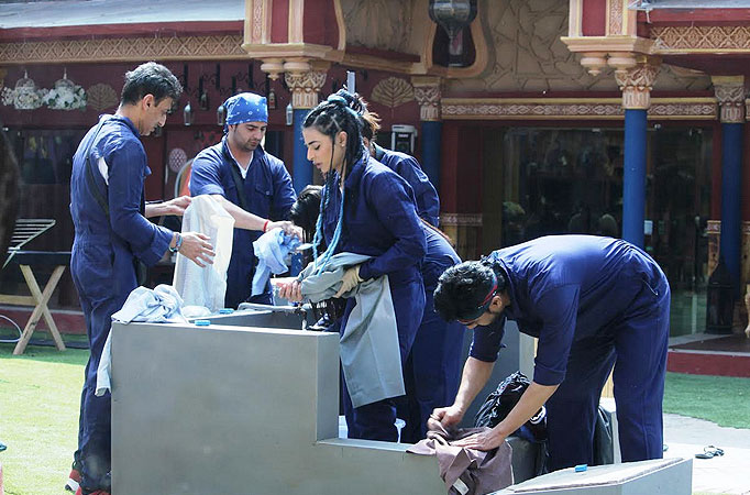 Bigg Boss house turns BB laundry for luxury budget task