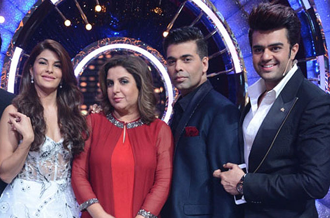 Farah Khan, Karan Johar, Jacqueline Fernandes and Manish Paul