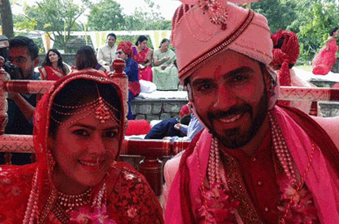 Actress Aditi Sharma gets hitched! 