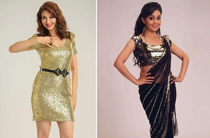 Saumya Tandon, Shubhangi Atre sport glam avtars