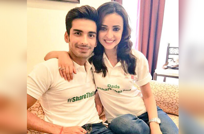 Sanaya Irani and Mohit Sehgal