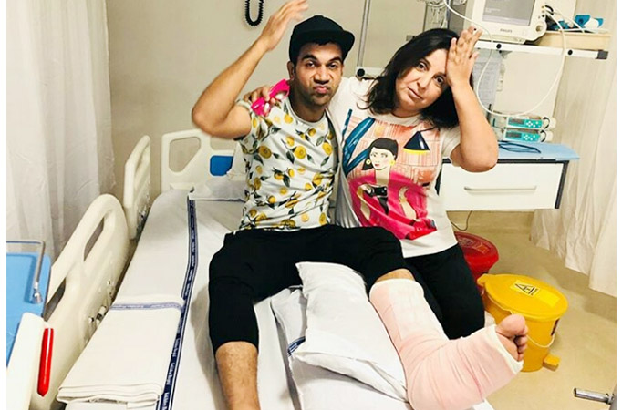 Rajkummar Rao fractures leg while shooting for Lip Sing Battle 