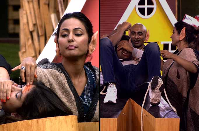 Hina feeds Shilpa raw chilli powder and put bugs in her clothes