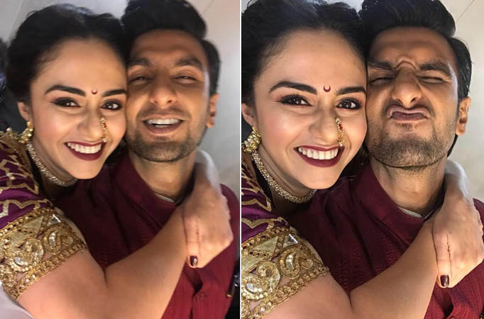 Amruta Khanvilkar & Ranveer Singh