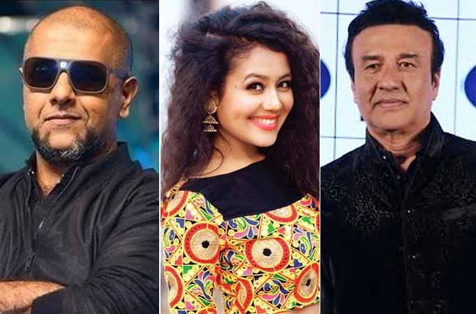 Vishal Dadlani, Neha Kakkar and Anu Malik  