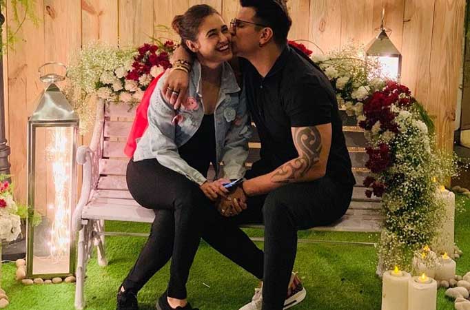 Prince Narula and Yuvika Chaudhary 