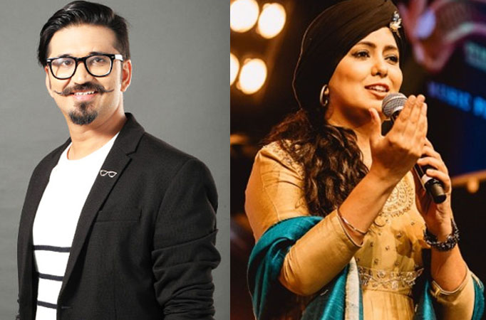 Amit Trivedi pays a visit to  Harshdeep Kaur on The Voice   