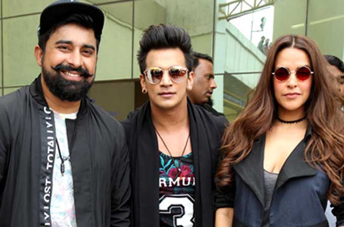 Neha Dhupia,Nikhil Chinapa, Prince Narula.