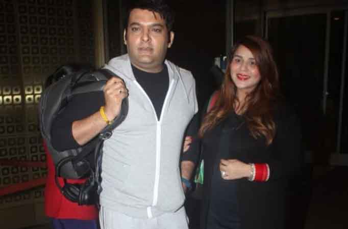 Kapil Sharma and Ginni Chatrath jet off for their baby moon  