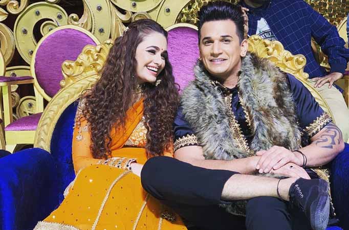 Prince Narula, Yuvika Chaudhary and others sing Akhiyon Se Goli Maare for Raveena Tandon on Nach Baliye 9, check the BTS video  