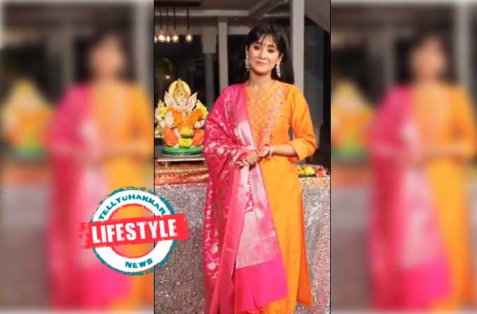 Check out Shivangi Joshi's FESTIVE LOOK for Ganesh Chaturthi!