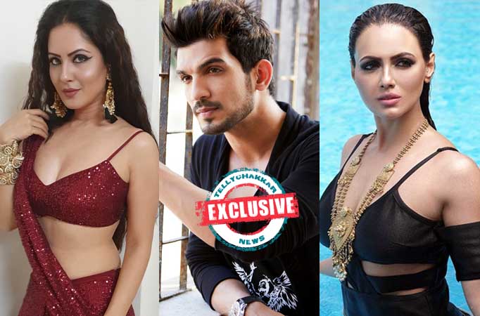 Puja Banerjee, Arjun Bijlani, and Sana Khan 