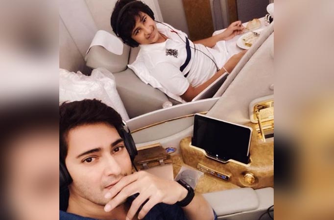 Superstar Mahesh Babu is all set to get back to work, shares an adorable picture with his son!