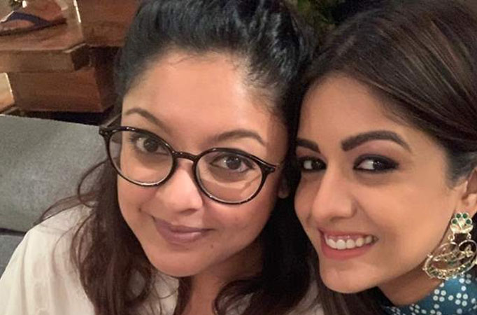 Tanushree Dutta surprises sister Ishita Dutta on the sets of Bepanah Pyaarr