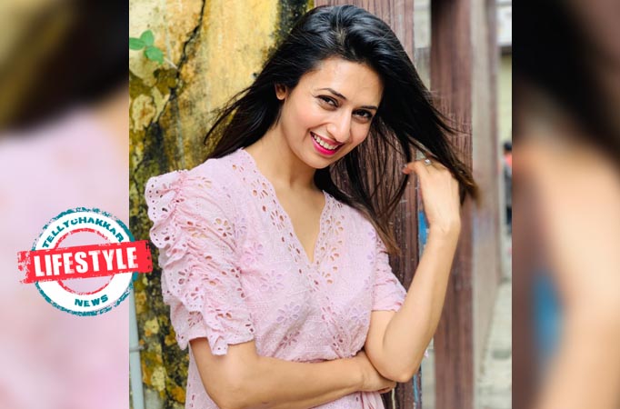 Divyanka Tripathi looks STYLISH in a printed red dress