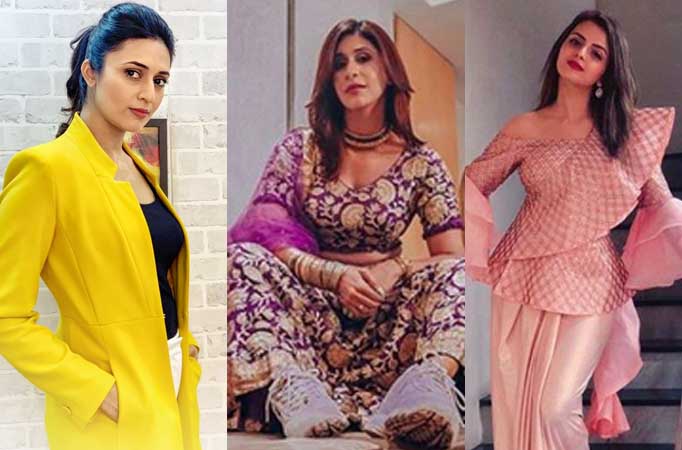 Divyanka Tripathi, Shrenu Parikh, and Kishwer Merchantt rock the 'haldi ceremony look'!