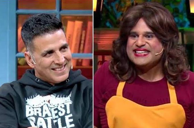 The Kapil Sharma Show: Akshay Kumar mocks Krushna Abhishek 