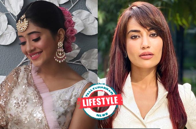 Who looks effortlessly pretty with front fringes: Shivangi Joshi or Surbhi Jyoti?