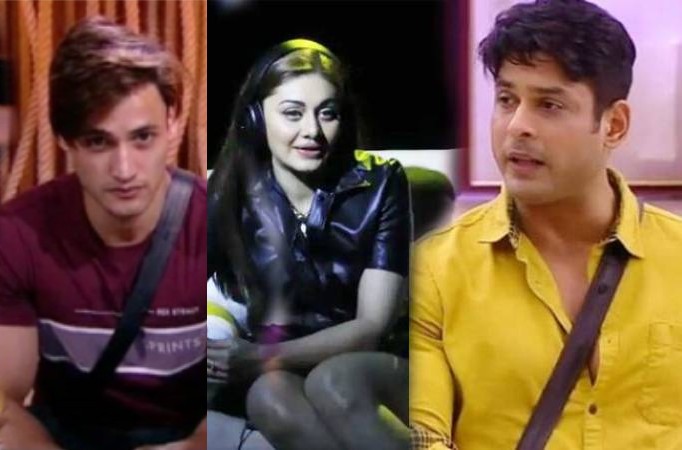 Asim riyaz Shefali Zariwala and Sidharth Shukla