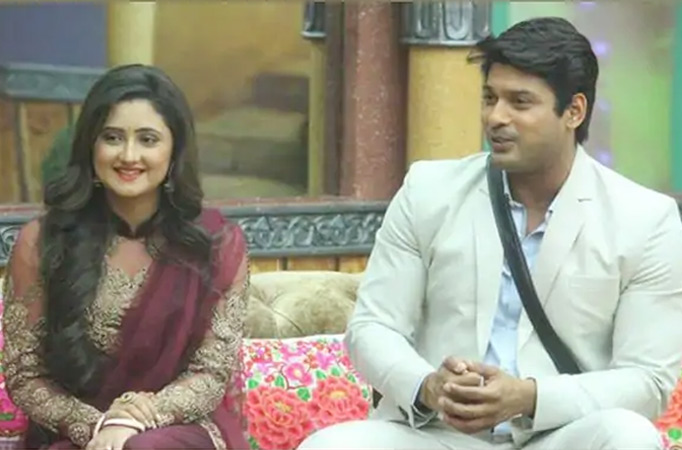 Sidharth Shukla with Rashmi Desai