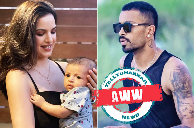 Natasa Stankovic and Agastya miss Hardik Pandya